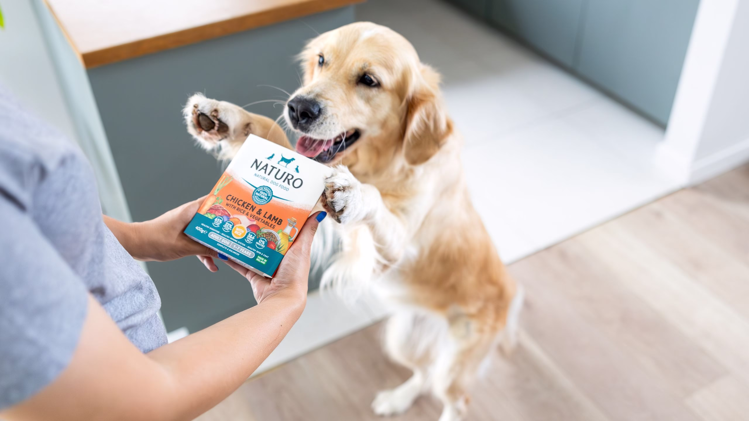Naturo natural pet food range in foil trays from Mackle Petfoods