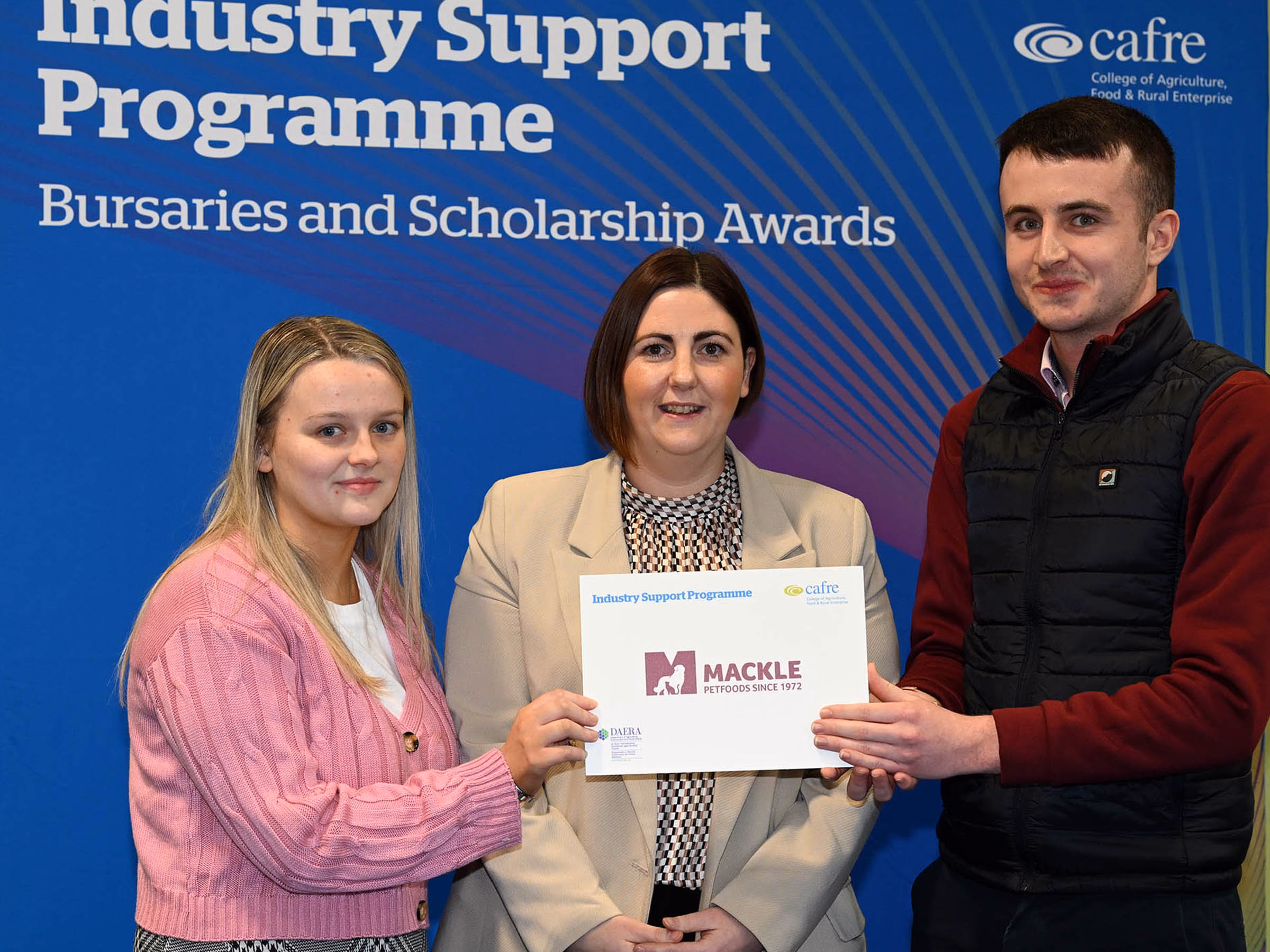 Mackle Petfoods colleagues recognised at an industry awards ceremony